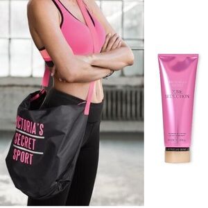 Victoria's Secret Sport Duffel Bag and Lotion